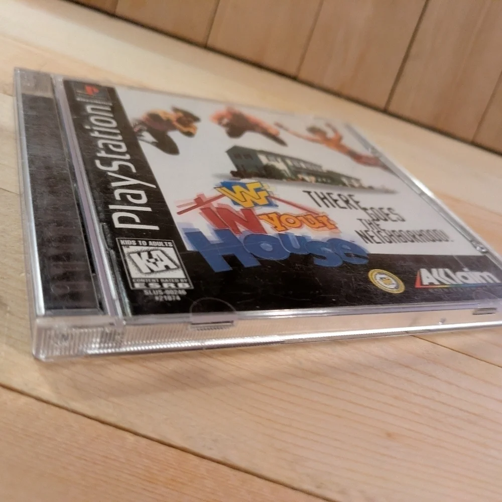 WWF In Your House PlayStation Game Used PlayStation Aklaim